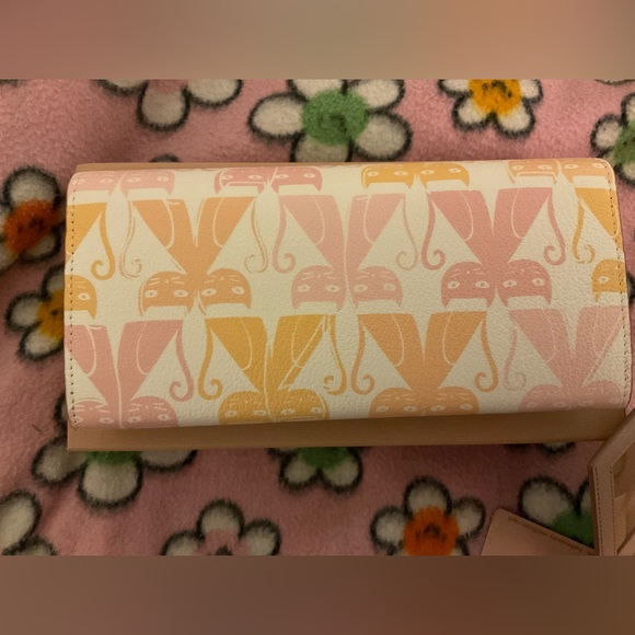 Miu miu madras pink leather wallet nib - Picture 3 of 12